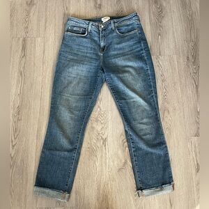 L’AGENCE Luna straight high rise jeans